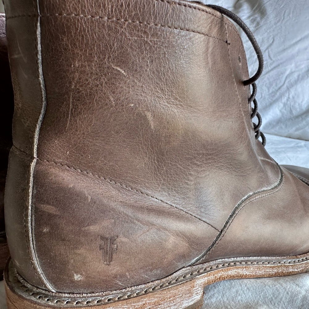 Frye Men's Cap Toe Boots - Seth Style - Picture 8 of 9